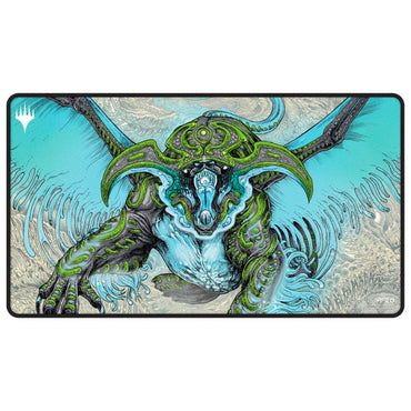 Magic: The Gathering – PLAYMAT- Tarkir Dragonstorm Black Stitched Playmat Temur
