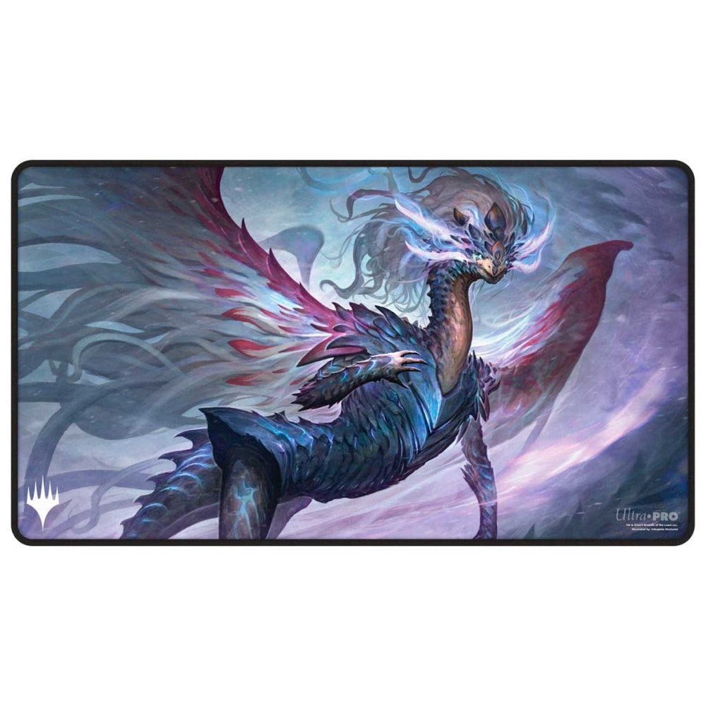 Magic: The Gathering – PLAYMAT- Tarkir Dragonstorm Black Stitched Playmat Jeskai