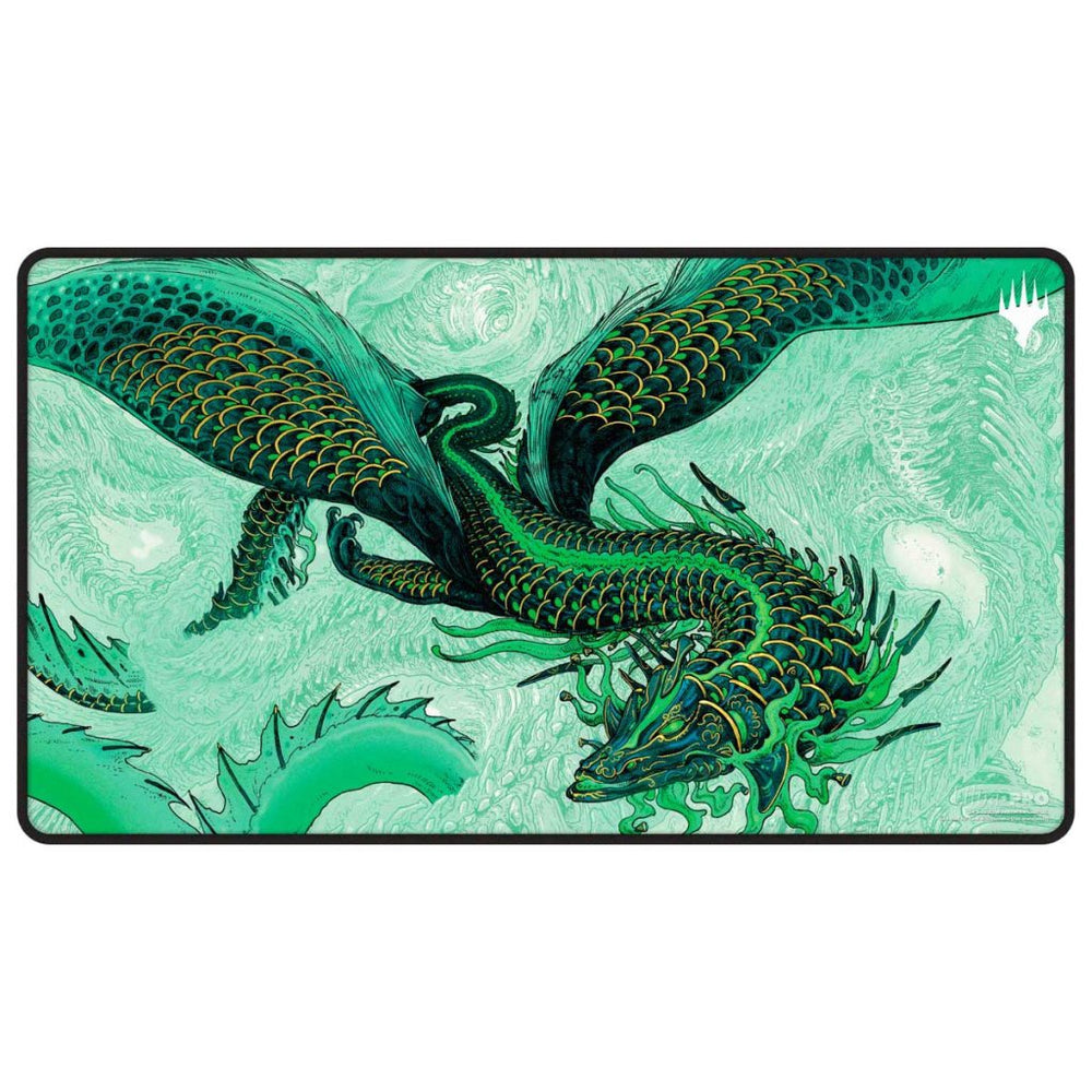 Magic: The Gathering – PLAYMAT- Tarkir Dragonstorm Black Stitched Playmat Sultai