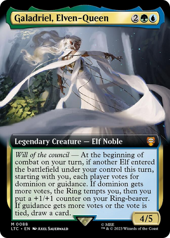 Galadriel, Elven-Queen (Extended Art) [The Lord of the Rings: Tales of Middle-Earth Commander]