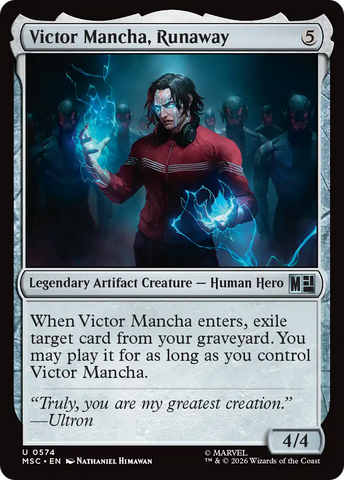 Victor Mancha, Runaway [Marvel Super Heroes Commander]