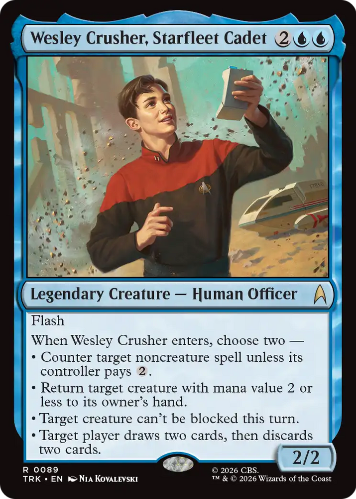 Wesley Crusher, Starfleet Cadet [Star Trek]