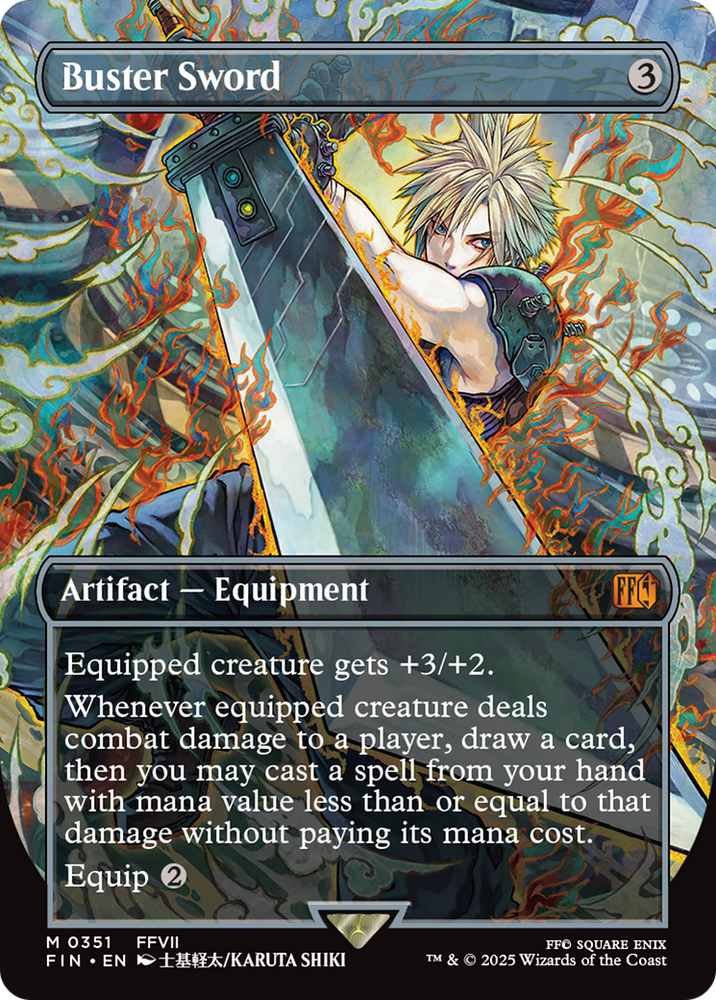 Buster Sword (Borderless) [FINAL FANTASY]