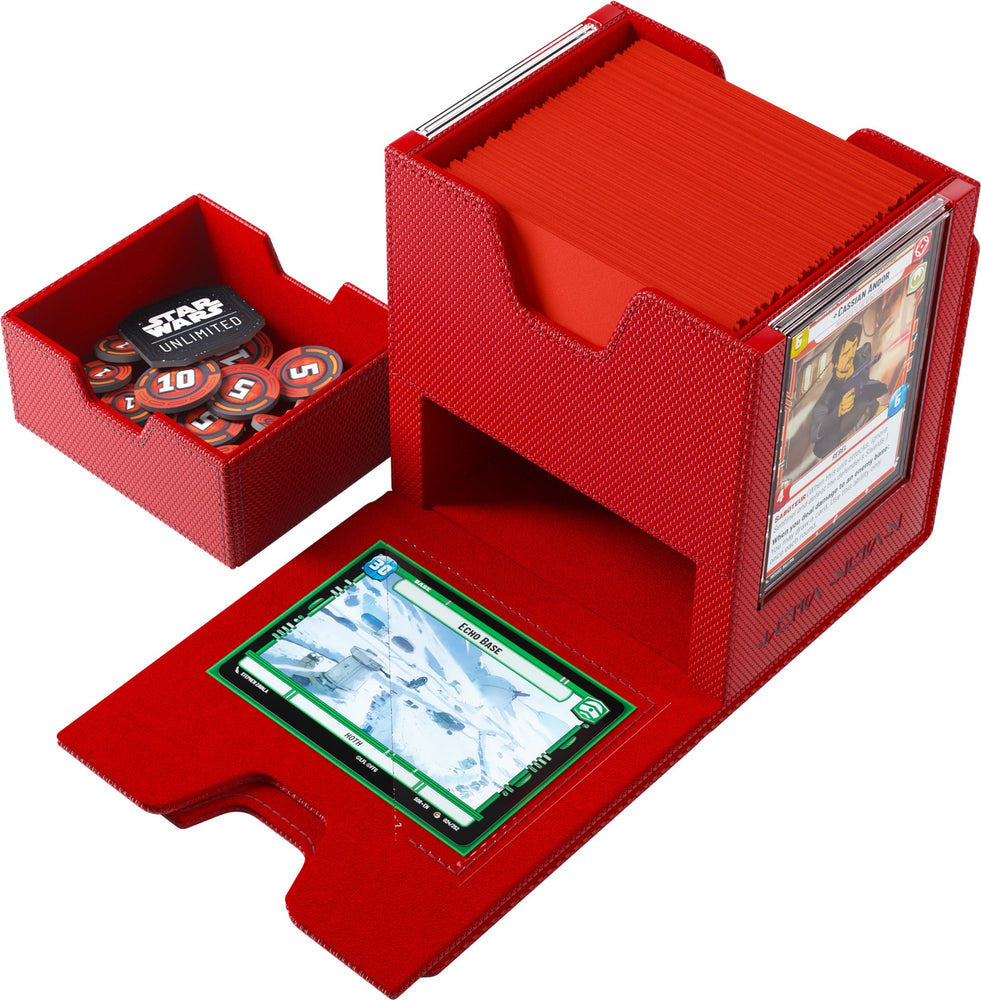 Gamegenic Star Wars Unlimited Twin Suns Deck Pod - Red