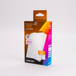 Gamegenic Board Game Card Sleeves - Tarot-Size Clear