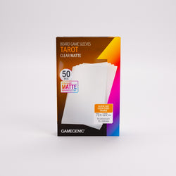 Gamegenic Board Game Card Sleeves - Tarot-Size Clear