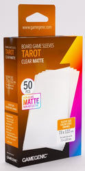 Gamegenic Board Game Card Sleeves - Tarot-Size Clear