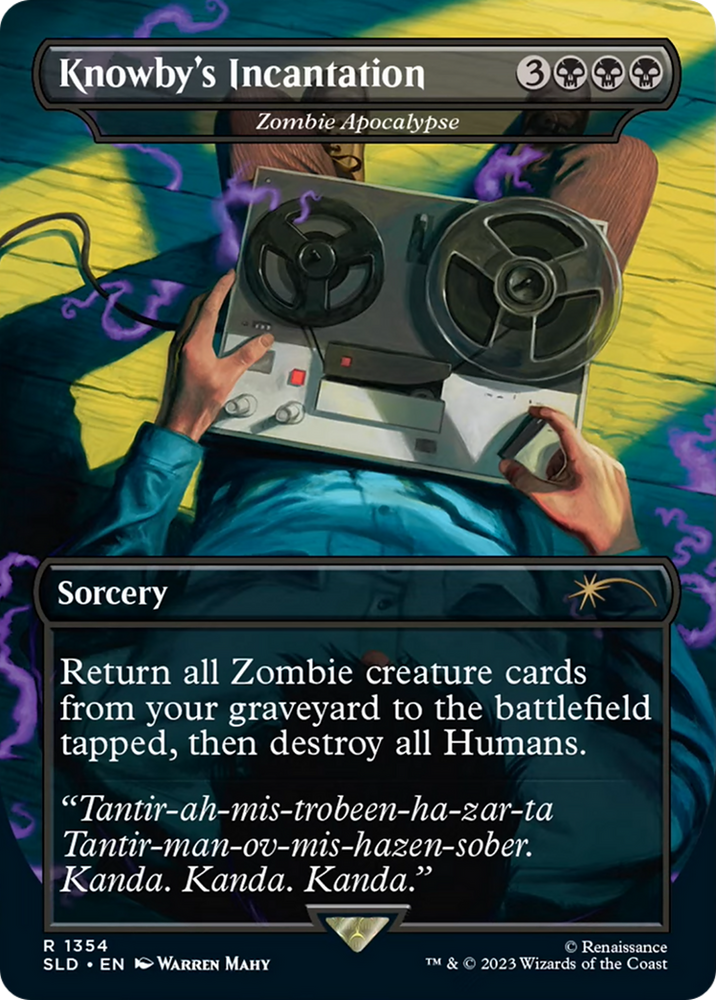 Knowby's Incantation - Zombie Apocalypse [Secret Lair Drop Series]