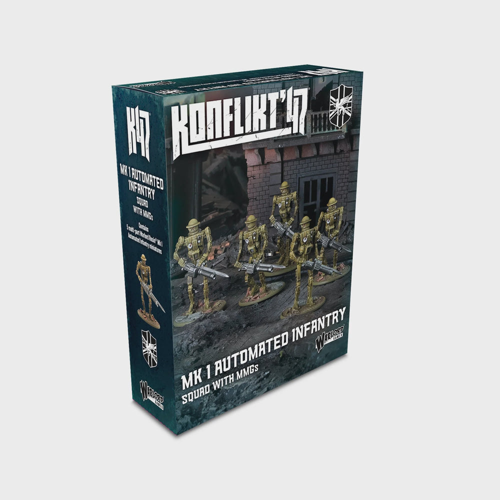 Konflikt '47 - The British Commonwealth -Mk I Automated Infantry Squad with MMG