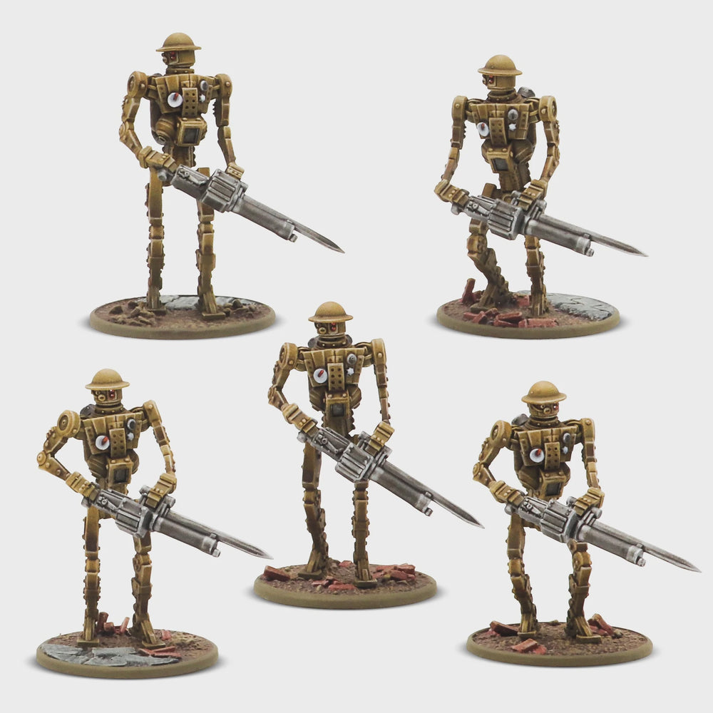 Konflikt '47 - The Bristish Commonwealth -Mk I Automated Infantry Squad with MMG