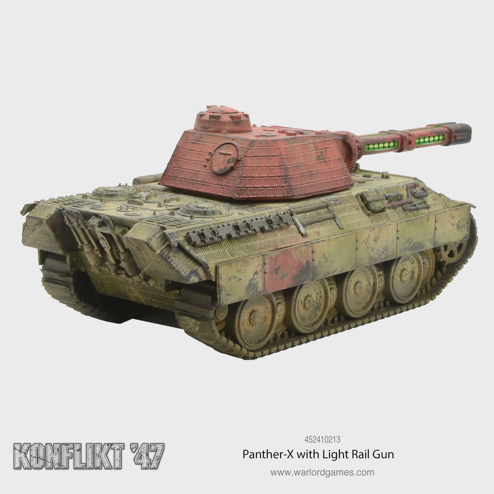 Konflikt '47 - Axis - Panther-X with Light Rail Gun (Special Order)