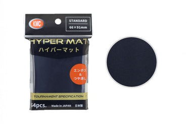 KMC Hyper MAT Sleeve 64 Pack (91mm x 66mm) - Black