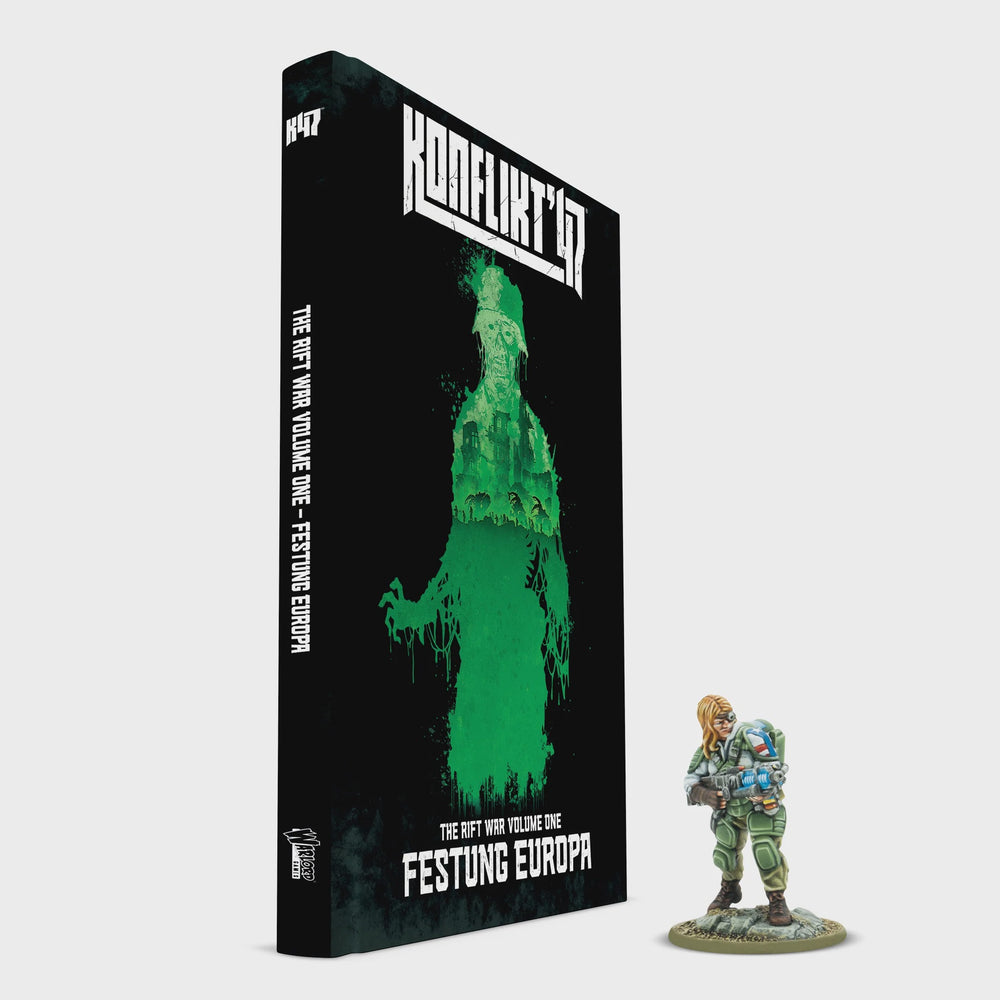 Konflikt '47: Festung Europa & 'Operation Touchdown' book (With US Special Miniature)