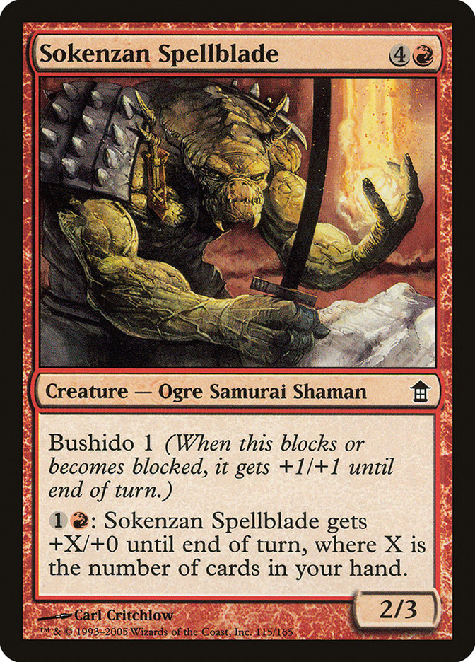 Sokenzan Spellblade [Saviors of Kamigawa]