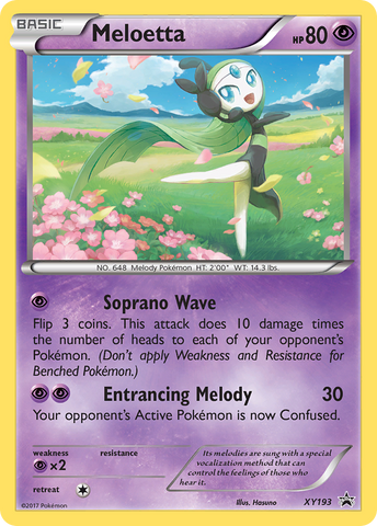 Meloetta (XY193) [XY: Black Star Promos]