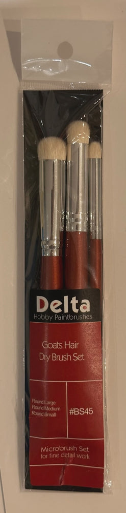 Delta - Goat's Hair Dry Brush Set