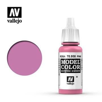Vallejo Model Color: #043 - Pink - 18 ml Matt Acrylic Paint