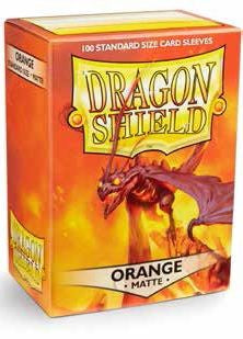 Sleeves - Dragon Shield - Box 100 - Orange MATTE