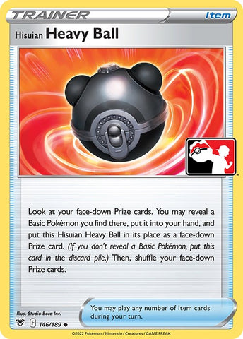 Hisuian Heavy Ball (146/189) [Prize Pack Series Three]