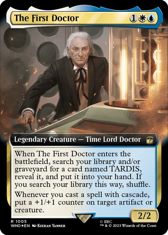 The First Doctor (Extended Art) (Surge Foil) [Doctor Who]