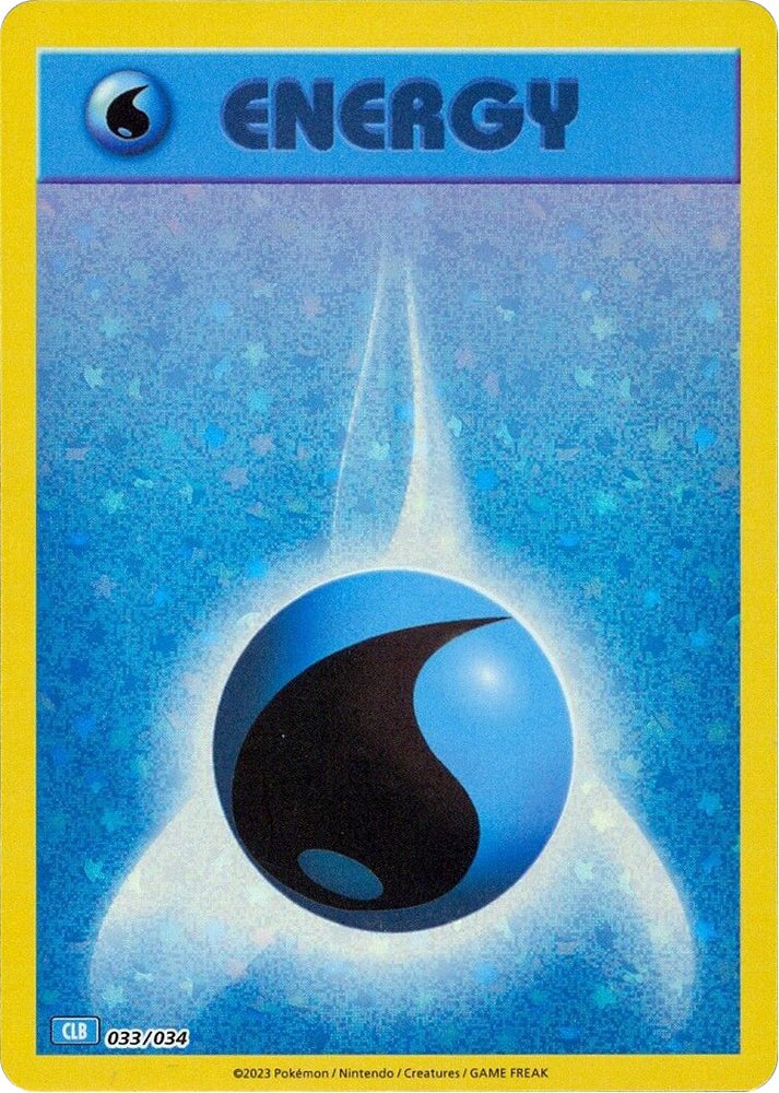 Basic Water Energy [Trading Card Game Classic]