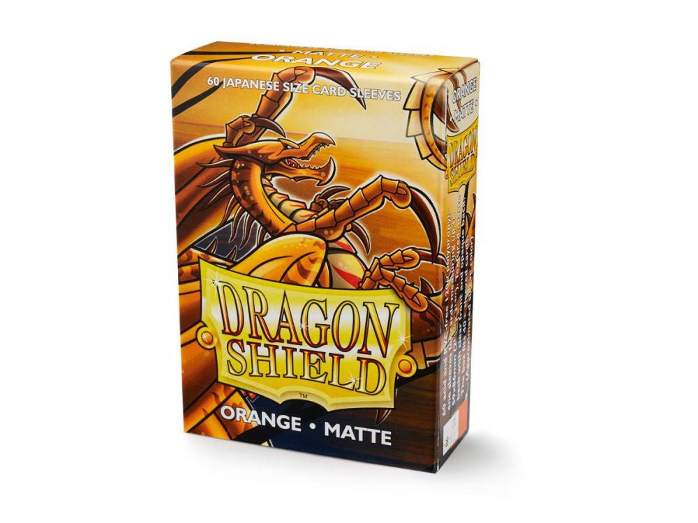 Sleeves - Dragon Shield Japanese- Box 60 - Orange MATTE