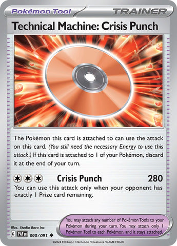 Technical Machine: Crisis Punch (090/091) [Scarlet & Violet: Paldean Fates]
