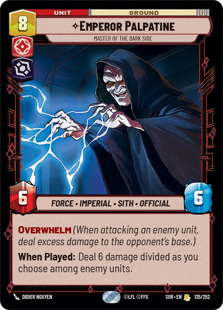 Emperor Palpatine - Master of the Dark Side (135/252) [Spark of Rebellion]