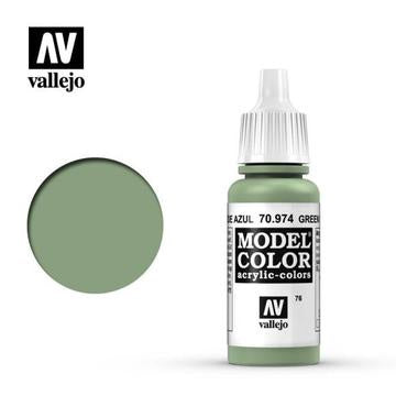 Vallejo Model Color: #076 - Green Sky - 18 ml Matt Acrylic Paint
