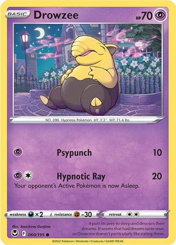 Drowzee (060/195) [Sword & Shield: Silver Tempest]