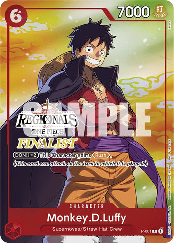 Monkey.D.Luffy (Online Regional 2024 Vol. 2) [Finalist] [One Piece Promotion Cards]