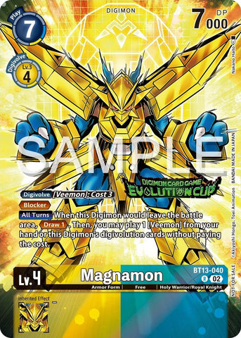 Magnamon [BT13-040] (2024 Evolution Cup) [Versus Royal Knights Booster Promos]
