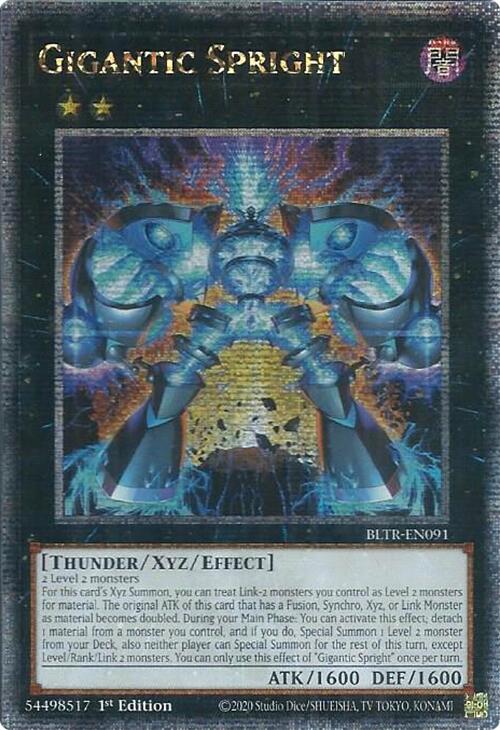 Gigantic Spright (Quarter Century Secret Rare) [BLTR-EN091] Quarter Century Secret Rare