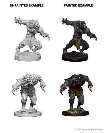 D&D Nolzurs Marvelous Unpainted Minis Werewolves