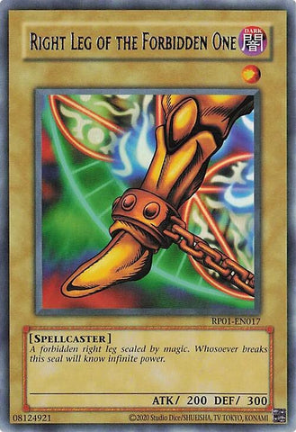 Right Leg of the Forbidden One [RP01-EN017] Rare