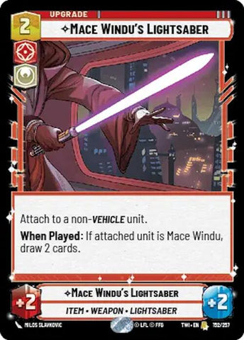 Mace Windu's Lightsaber (152/257) [Twilight of the Republic]