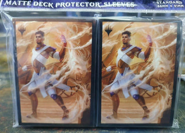 ULTRA PRO Magic: The Gathering - Aetherdrift 100ct Deck Protector Sleeves - Borderless Racer 3