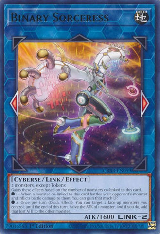 Binary Sorceress [CRBR-EN059] Rare