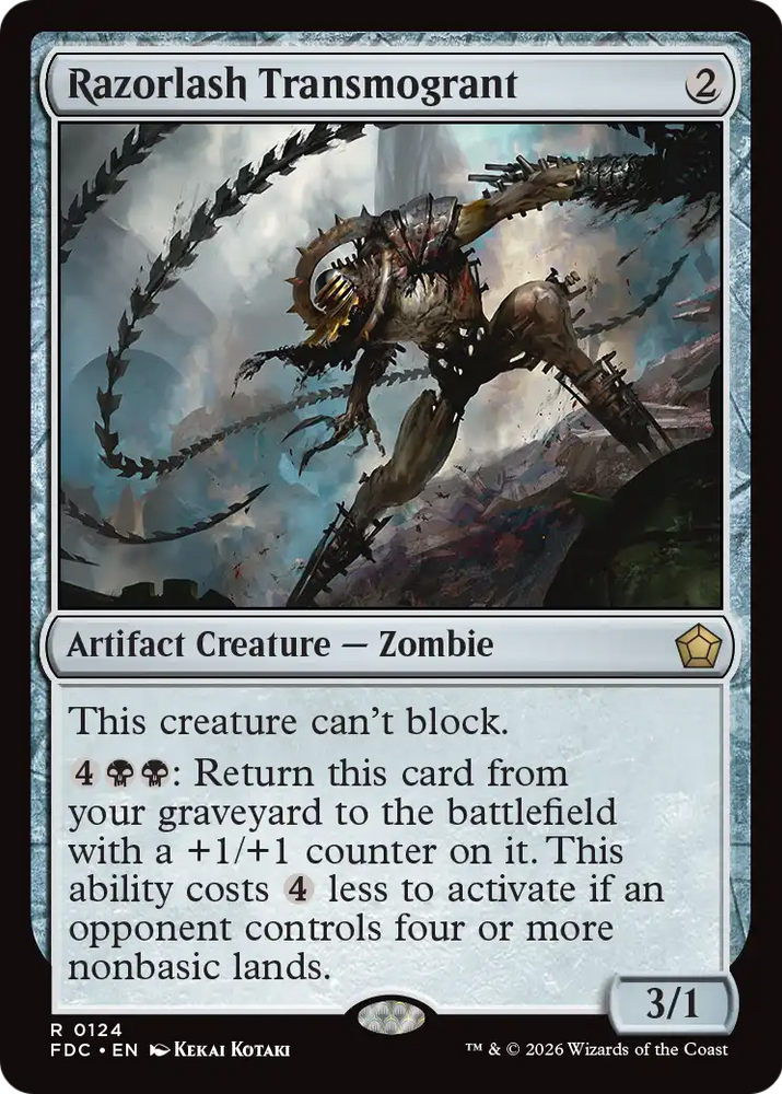 Razorlash Transmogrant [Foundations Commander]