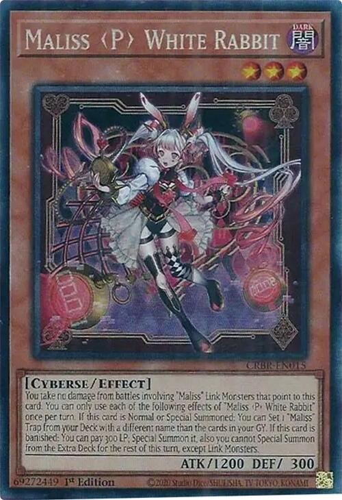 Maliss P White Rabbit [CRBR-EN015] Collector's Rare