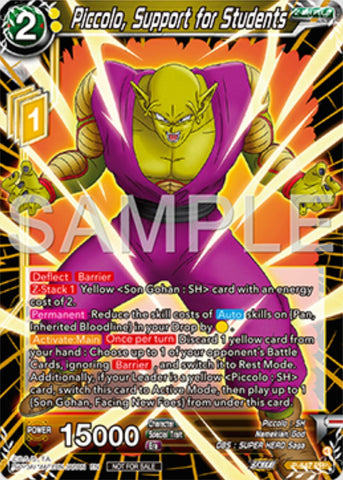 Piccolo, Support for Students (P-647) [Tournament Promotion Cards]