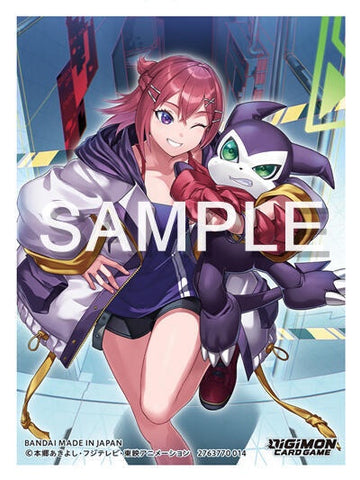 Digimon Yuuki and Impmon Card Sleeves 2025 (60-Pack) - Bandai Card Sleeves