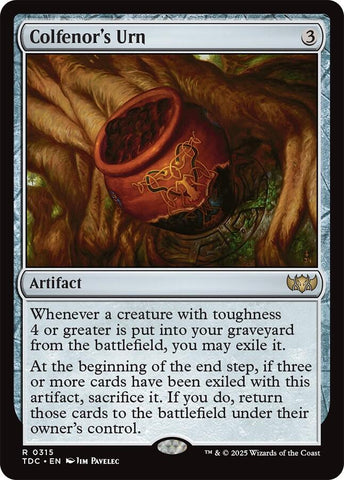 Colfenor's Urn [Tarkir: Dragonstorm Commander]