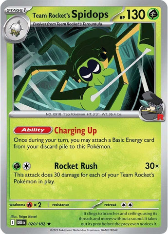 Team Rocket's Spidops (020/182) [Scarlet & Violet: Destined Rivals]