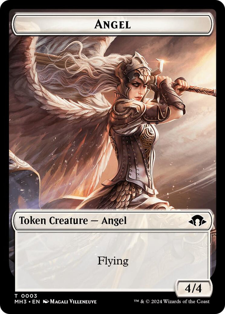 Angel // Energy Reverse Double-Sided Token [Modern Horizons 3 Tokens]