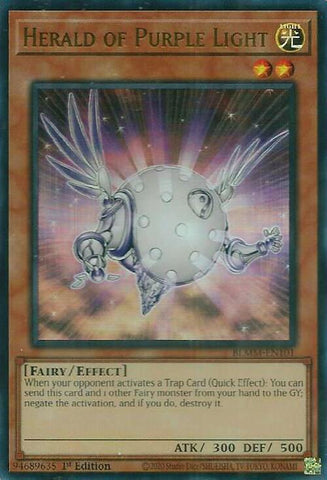 Herald of Purple Light [BLMM-EN101] Ultra Rare