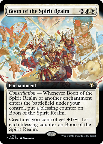 Boon of the Spirit Realm (Extended Art) [Commander Masters]