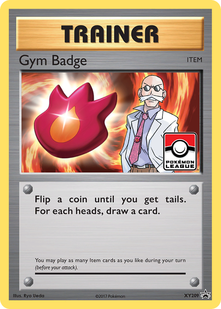 Gym Badge (XY209) (Blaine) [XY: Black Star Promos]