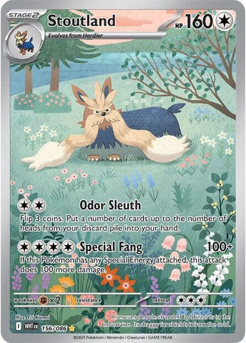 Stoutland (156/086) [Scarlet & Violet: White Flare]