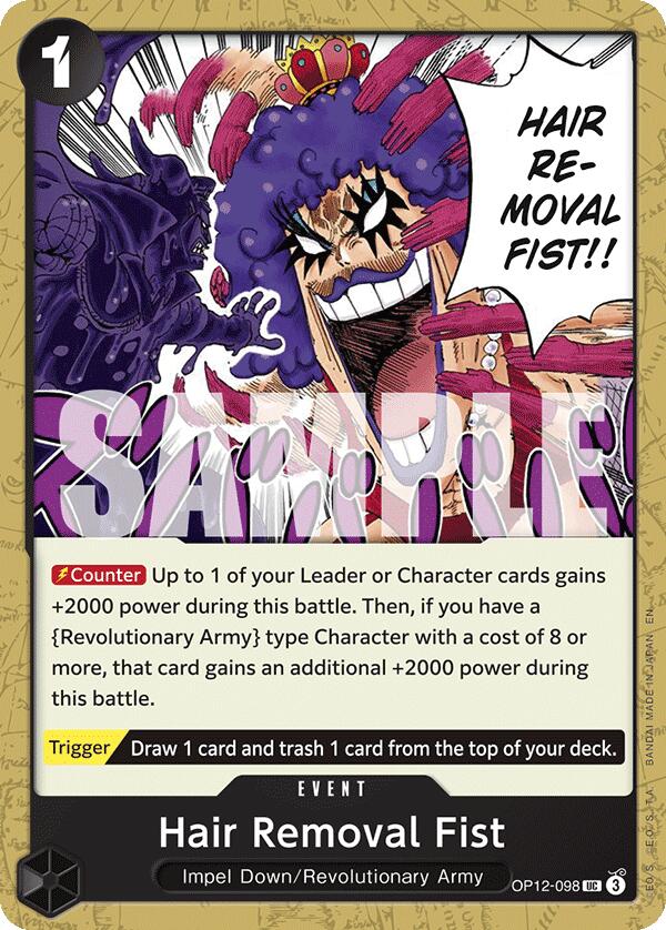 Hair Removal Fist [Legacy of the Master]